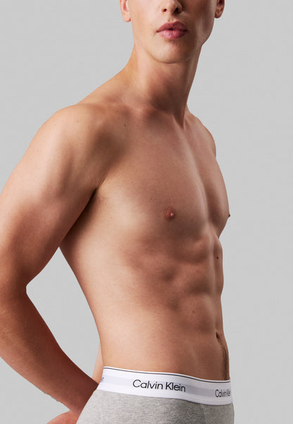 3 PACK - Cuecas boxer - black/white/grey heather