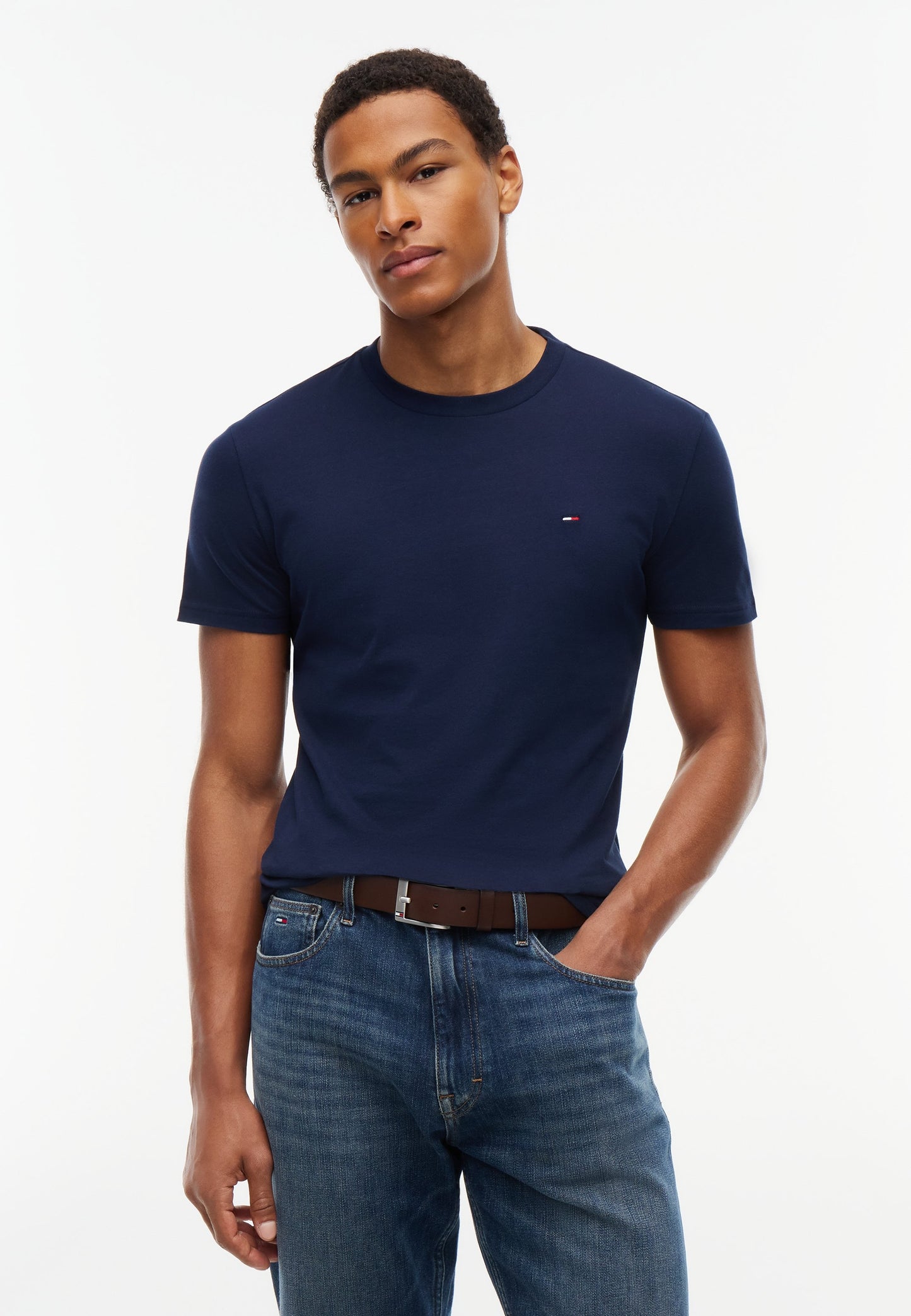 SLIM TEE 2 PACK - T-shirt básica - dark blue / velvet green