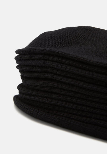 QUARTER ECOM 6 PACK - Meias - black