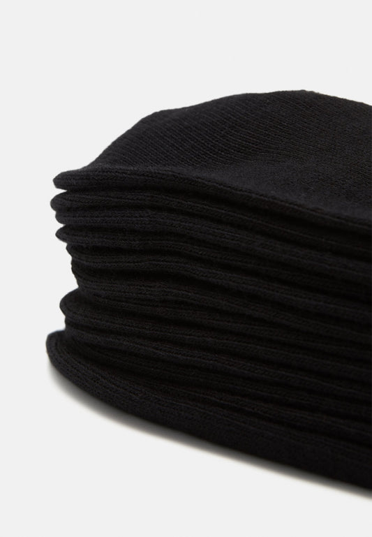 QUARTER ECOM 6 PACK - Meias - black