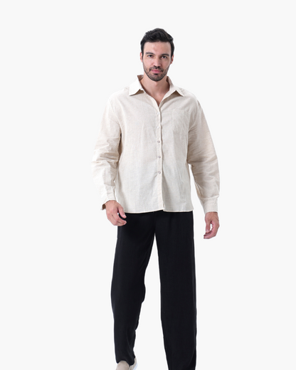 Old Money Linen Set (Long Sleeve)