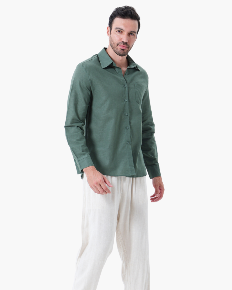 Old Money Linen Set (Long Sleeve)