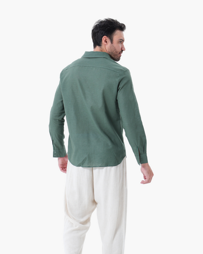 Old Money Linen Set (Long Sleeve)