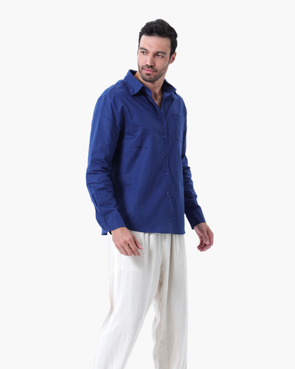 Old Money Linen Set (Long Sleeve)